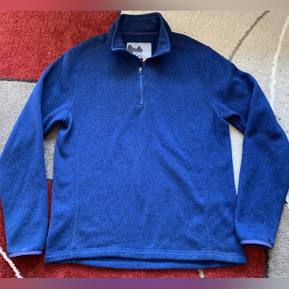 WINDRIVER Fleece Quarter Zip Sweater Winter High Collar - Picture 1 of 8